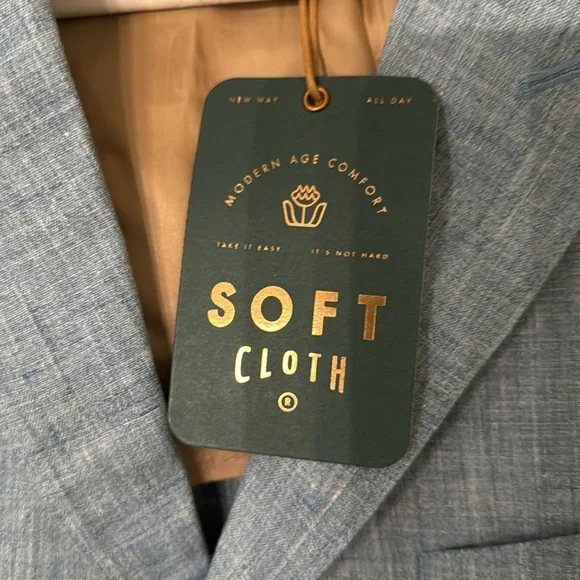 New with tags Softcloth blazer mens size 42
